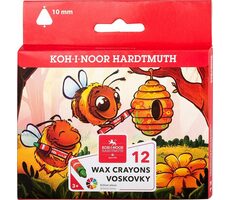 KOH-I-NOOR Trójkątne laski woskowe 12 szt