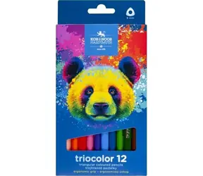 KOH-I-NOOR Kredki trójkątne Triocolor 12 szt. Miś