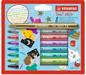 STABILO® Trio DECO - zestaw 8 elementów - 8 różnych kolorów