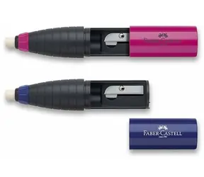 Faber-Castell Temperówka z gumką 1szt (mix)