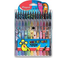 Markery Maped Color&#39;Peps Monster 12 szt. + 15 kredek
