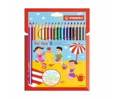 STABILO® Trio strong - zestaw 18 elementów - 18 różnych kolorów