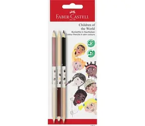 Kredki Faber-Castell wydanie specjalne Dzieci Świata 3 szt