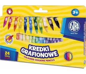 Kredki kaolinowe ASTRA 24 szt