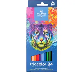 KOH-I-NOOR Kredki trójkątne Triocolor 12 szt. Tygrys