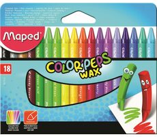 Maped Trójkątne kredki woskowe Wosk 18 szt