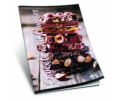 REAS-PACK Zeszyt szkolny 444 wydanie SWEET - Czekolada / Format: A4 / Ilość stron: 40 / Wiersz (5 mm)