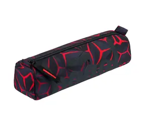 BAAGL Etui studenckie Czerwony Wielokąt / 21x7x7 cm
