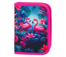 BAAGL Jednopoziomowy plecak szkolny Flamingi / 20x15x3 cm