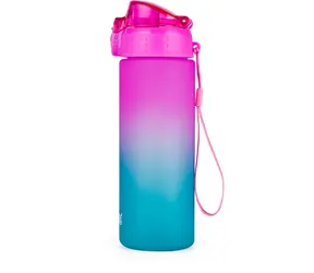 OXYBAG Butelka do picia OXY Click 600 ml OXY Ombre niebiesko-różowa