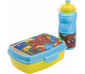 STOR Zestaw jadalniany dla dzieci 2 w 1 Spiderman