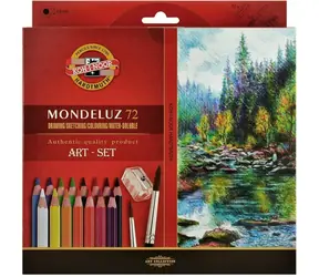KOH-I-NOOR Kredki akwarelowe Mondeluz 3714 - 72 szt