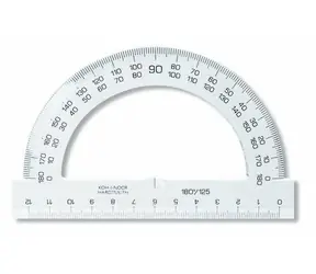 KOH-I-NOOR Kątomierz 12cm przezroczysty