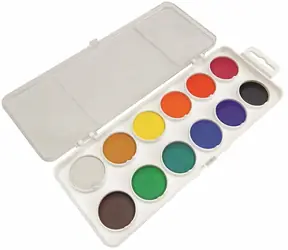KOH-I-NOOR Farby akwarelowe 12 szt. O3cm
