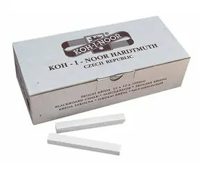 KOH-I-NOOR Kredy szkolne białe 100 szt