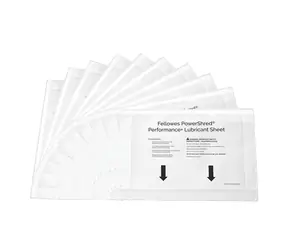 Fellowes PowerShred Performance+ arkusze oleju czyszczącego do niszczarek 10 szt