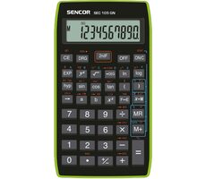 Sencor SEC 105 GN / Kalkulator / 10-cyfrowy wyświetlacz LCD / 1xLR1130