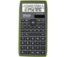 Sencor SEC 150 GN / Kalkulator / Wyświetlacz LCD 10+2 cyfry / 1xLR43