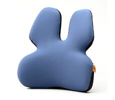 Powerton Podparcie lędźwiowe niebieskie / ergonomiczne / pianka z pamięcią kształtu