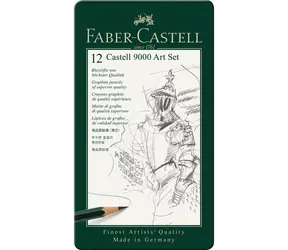 Faber-Castell Castell 9000 Art Set Ołówek grafitowy - pudełko blaszane 12 szt.