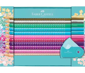 Faber-Castell Sparkle - Kredki - pudełko prezentowe 21 szt.