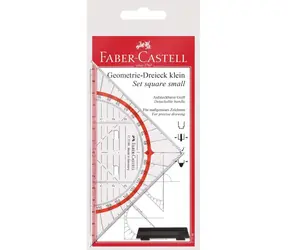 Faber-Castell COMBI Wielofunkcyjny trójkąt z uchwytem 14 cm
