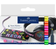 Marker neonowy Faber-Castell - opakowanie papierowe 6 szt.