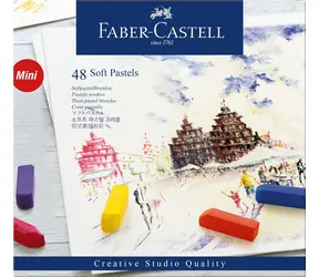 Faber-Castell Mini Pastele Suche - pudełko papierowe 48 szt.