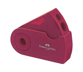 Temperówka podwójna Faber-Castell Sleeve czerwona/niebieska