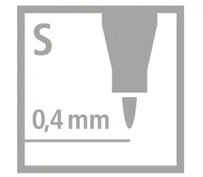 STABILO® OHPen Universal - superfine - czerwony