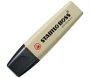 STABILO® BOSS ORIGINAL NatureCOLORS - zestaw 4 szt. - zieleń błotna, sienna, umbra, czerń