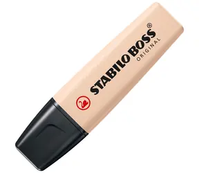 STABILO® BOSS ORIGINAL NatureCOLORS - zestaw 4 szt. - beż, ciepła szarość, ziemista zieleń, czerń