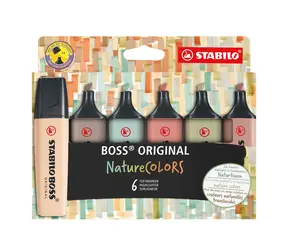 STABILO® BOSS ORIGINAL NatureCOLORS - zestaw 6 sztuk