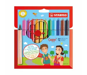 STABILO® Cappi - zestaw 12 sztuk - 12 różnych kolorów