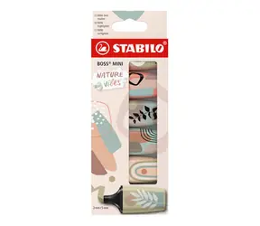 STABILO® BOSS MINI Naturevibes - zestaw 6 sztuk - 6 różnych kolorów
