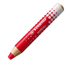 STABILO® MARKdry - zestaw 4-częściowy z temperówką i ściereczką - 4 różne kolory