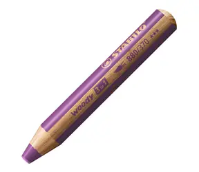 STABILO® Woody 3 w 1 - Edycja rocznicowa - Jednorożec - zestaw 6 elementów z temperówką - 6 różnych kolorów