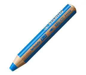 STABILO® Woody 3 w 1 - Edycja rocznicowa - Tygrys - zestaw 6 elementów z temperówką - 6 różnych kolorów