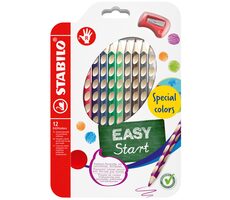 STABILO® EASYcolors - zestaw 12 szt. z temperówką - 12 różnych kolorów - kolory specjalne