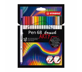 STABILO® Pen 68 pędzel - ARTY - zestaw 18 sztuk - 18 różnych kolorów