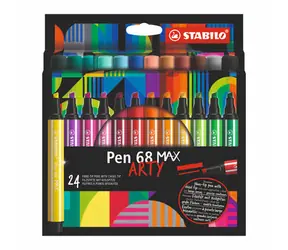 Długopis STABILO® 68 MAX - ARTY - zestaw 24 szt. - 24 różne kolory