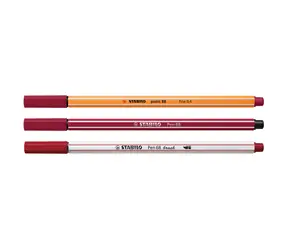 STABILO® Pen 68 pędzel, Pen 68 i point 88 - ARTY - zestaw 30 szt. w puszce