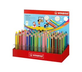 STABILO® Woody 3 w 1 duo - dwukolorowy ołówek - 48 szt. display