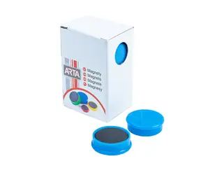 Magnesy ARTA o średnicy 25 mm niebieskie (10 szt. w opakowaniu)