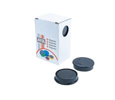 Magnesy ARTA średnica 30mm czarne (10szt. w opakowaniu)