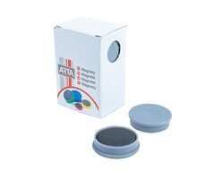 Magnesy ARTA średnica 30mm szare (10szt. w opakowaniu)
