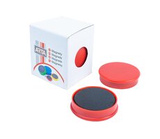 Magnesy ARTA średnica 40mm czerwone (4szt. w opakowaniu)