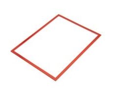 Kieszeń na papier magnetyczny OEM A4 - czerwona