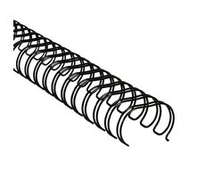 COPIERLAND Grzbiety druciane 2:1 - 12,7mm - czarne - 100 szt.