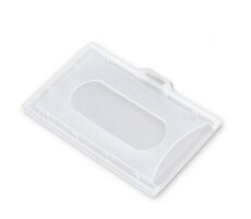 Etui CLASSIC 56 x 89 mm na karty wejściowe wykonane z utwardzonego tworzywa sztucznego 100 szt.